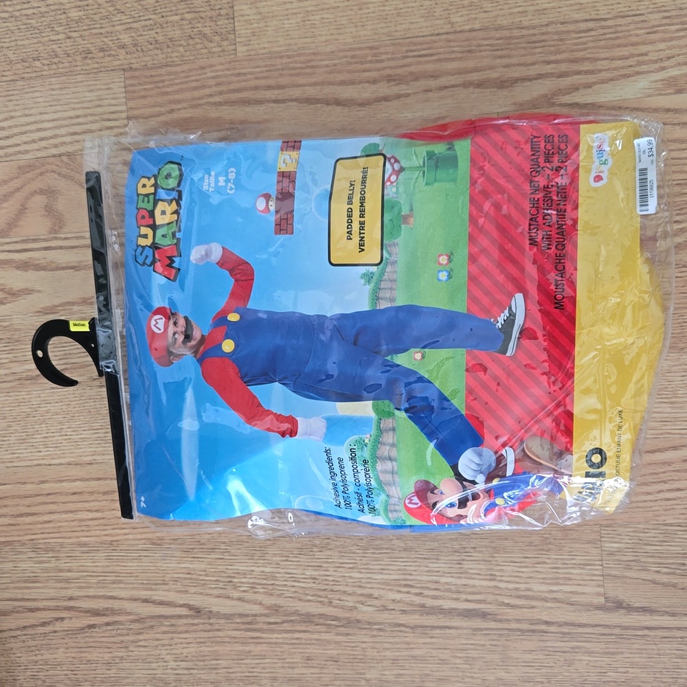 Super Mario kids costume
